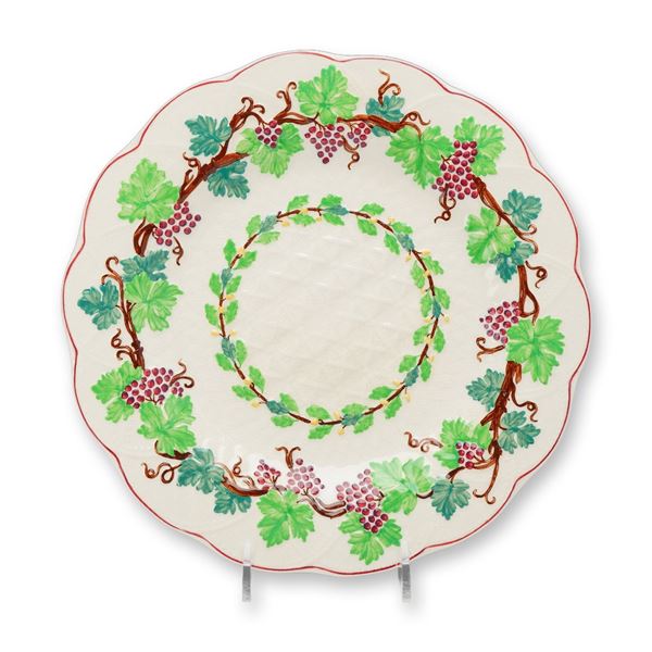 Wedgwood Etruria Hand-Painted Earthenware Grapevine Plate