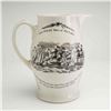 Image 2 : Mottahedeh Glazed Ceramic Commodore Perry Liverpool Style Pitcher