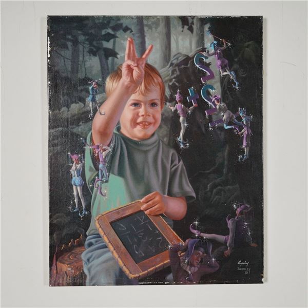 Bob Byerley Hand Embellished Serigraph on Canvas 45/395