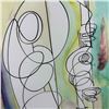 Image 4 : 3pc Alfonso Rendon aka Masplata (Panamanian, 1957 - 2025), Watercolor with Pen on Canvas, Angels and