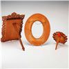 Image 2 : Three Carved Wooden Oval and Rectangle Picture Frames