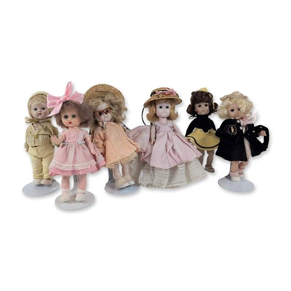 Vintage Collection of Six Vogue Ginny Dolls
