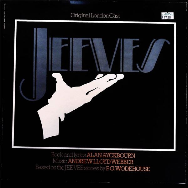 Andrew Lloyd Webber Alan Ayckbourn Jeeves Original London Cast LP Record