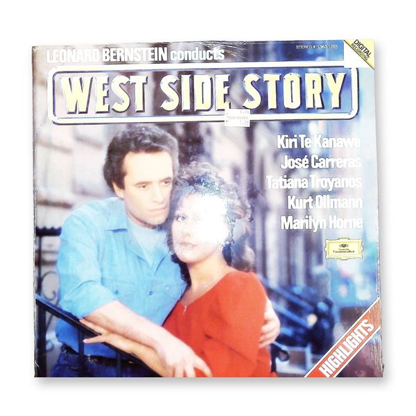 Leonard Bernstein Conducts West Side Story Highlights Vinyl LP Deutsche Grammophon 415 963-1