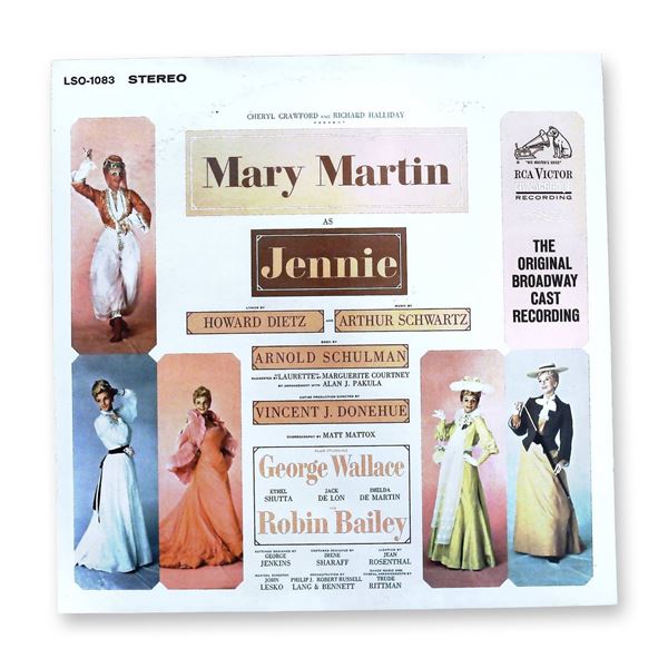 Mary Martin as Jennie Original Broadway Cast Recording LP Record