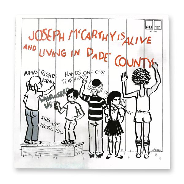 Original Cast Recording LP Joseph McCarthy Is Alive and Living in Dade County AEI 1103 1977