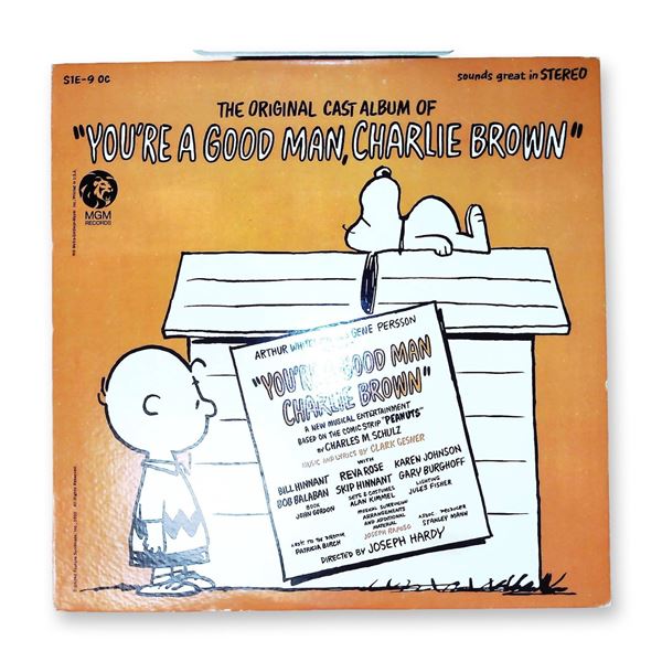 The Original Cast Album of You're A Good Man Charlie Brown MGM Records Vinyl LP 1967
