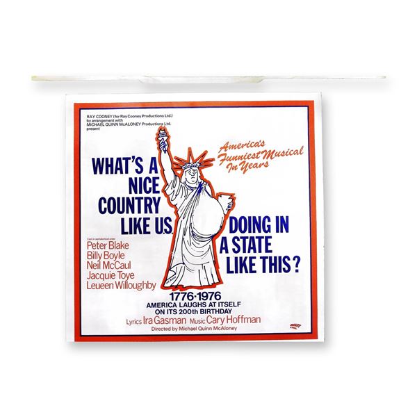 What's A Nice Country Like Us Doing In A State Like This? Original Cast Recording Vinyl LP 1976
