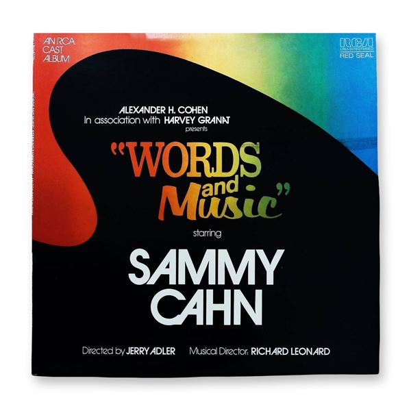 Words and Music Original Broadway Cast Recording Starring Sammy Cahn RCA Red Seal LRL1-5079