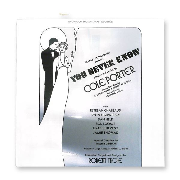 You Never Know Original Off-Broadway Cast Recording Cole Porter Blue Pear Records BP 1015 LP Record 