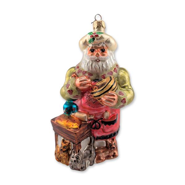 Christopher Radko Kitty Cake Bake Glass Christmas Ornament