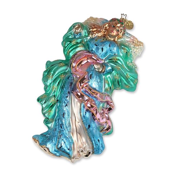 Christopher Radko Shining Hope Glass Angel Ornament