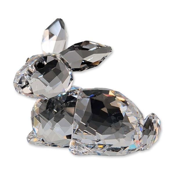 Swarovski Crystal Lying Rabbit Figurine