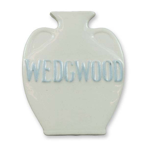 Wedgwood Glazed Earthenware Amphora Shaped Advertising Plaque