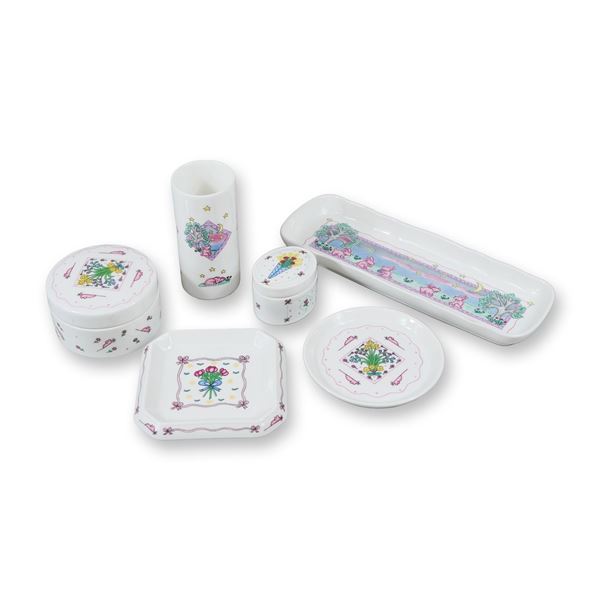 6pc Wedgwood Fine Bone China Nursery Ware by Michelle Cartlidge