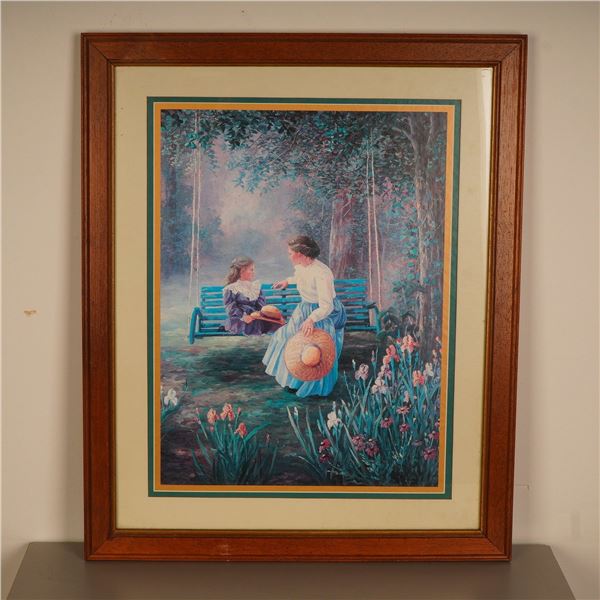Bettie Felder, Offset Color Lithograph on Paper, Thru God's Grace