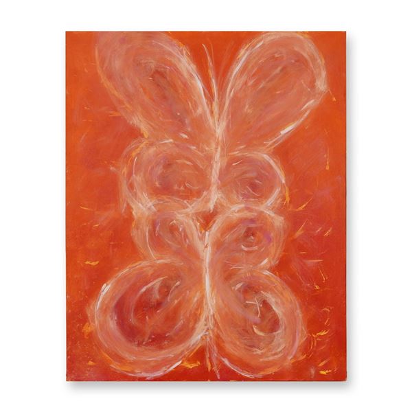 A Contemporary Abstract Expressionist Painting on Canvas