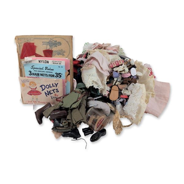 Collection of Mid-Century Doll Clothing and Accessories