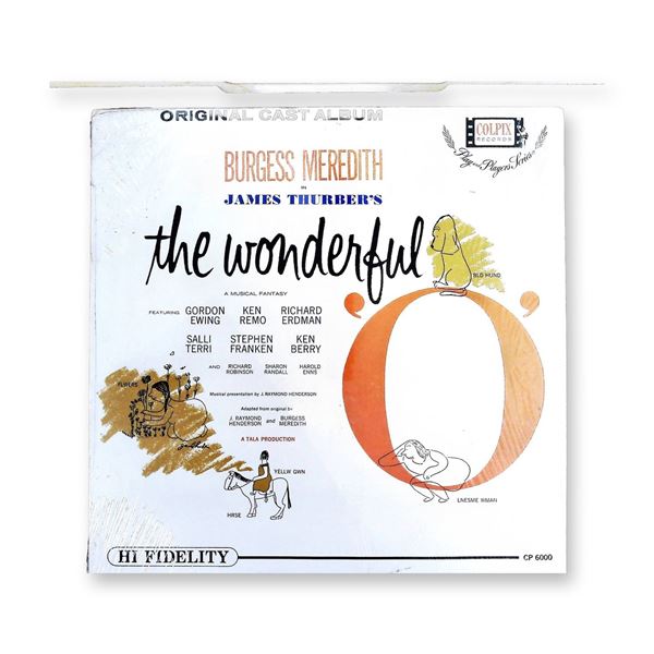 Burgess Meredith in James Thurber's The Wonderful O Original Cast Album Colpix CP 6000