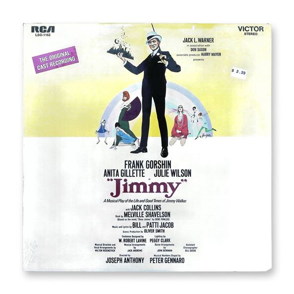 Jimmy Original Broadway Cast Recording LP Record