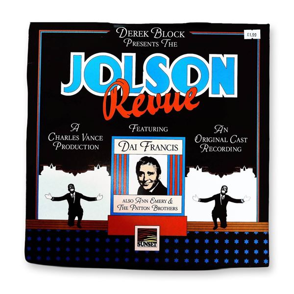 Original Cast Recording Derek Block Presents The JOLSON REVUE LP Record