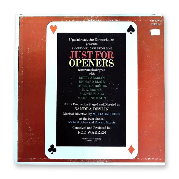 Rod Warren, Just For Openers Cast Recording Upstairs Downstairs 1965