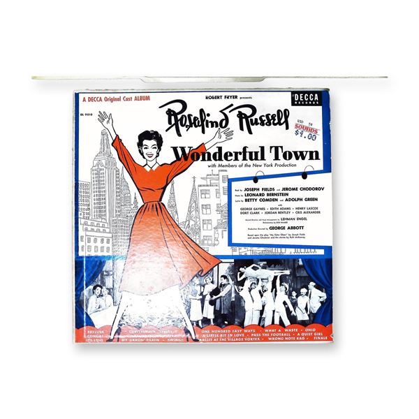 Rosalind Russell in Wonderful Town Original Broadway Cast Album Decca Records DL 9010