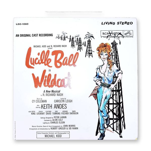 Wildcat An Original Cast Recording Starring Lucille Ball RCA Victor Living Stereo LP LSO-1060