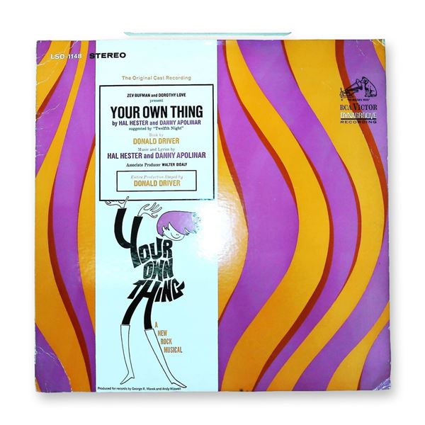 Your Own Thing Original Cast Recording Vinyl LP RCA Victor LSO-1148 1968
