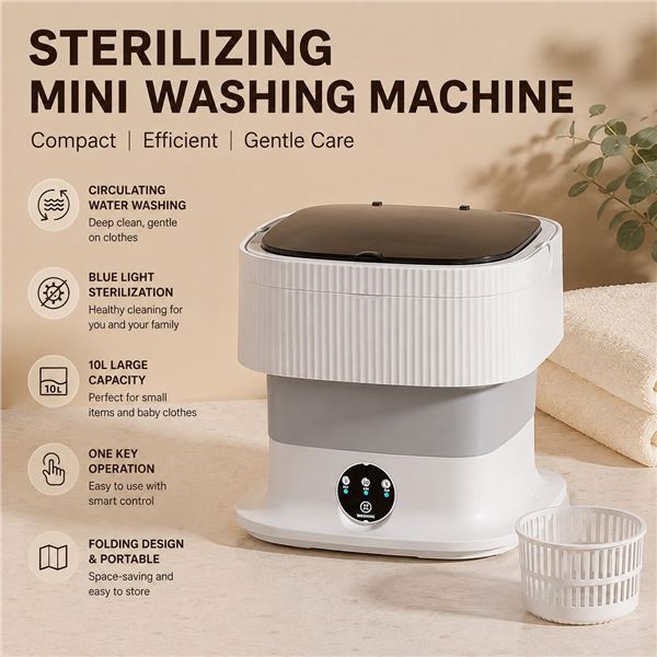 Sterilizing Mini Washing Machine