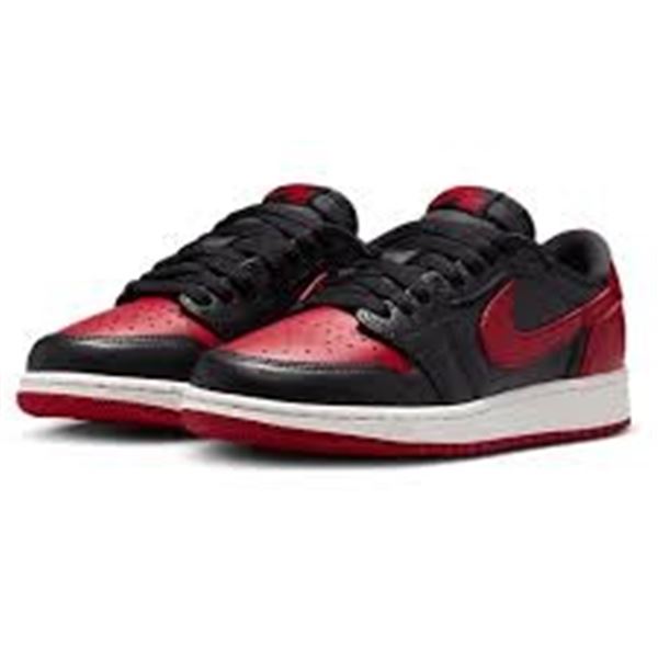 Nike WMNS Air Jordan 1 Low (Black/Gym Red- Sail)