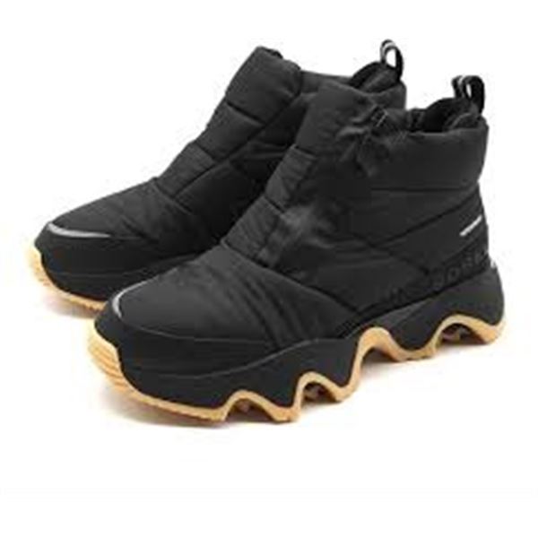 Sorel Kinetic Impact Puffy Zip Wp (Black/Sea Salt)