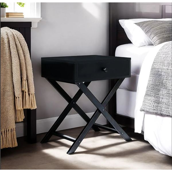 Tawny Cross NightStand (Black)