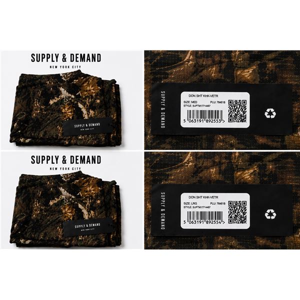 Supply & Demand pants (multi-tonal camouflage, brown green tan)