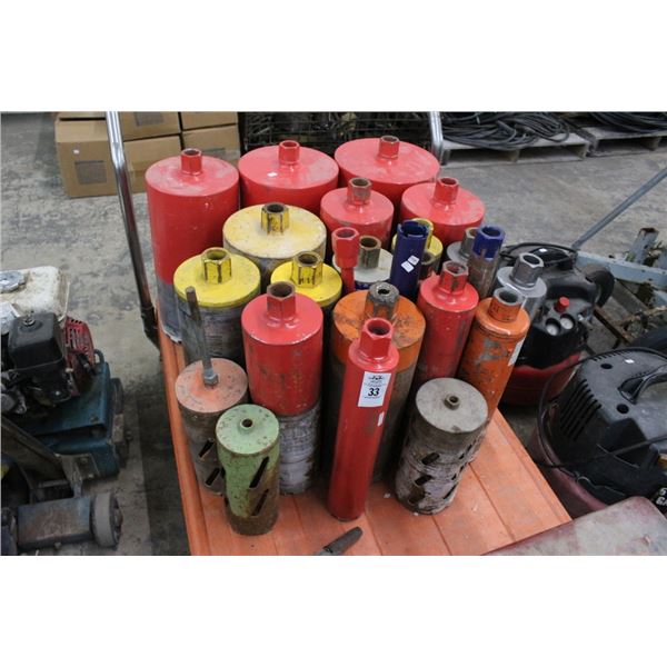 24-Asst. Size Diamond Core Drill - 24 X $