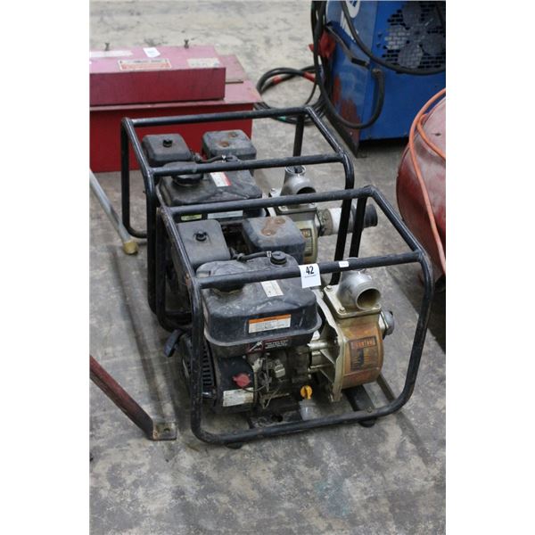 2-Ironton Gas Portable Pumps - 2 X $