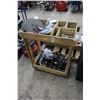 Image 2 : Wooden Cart w/Plumbing Hardware