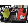 Image 3 : Asst. Fuel Cans - Most w/Fuel