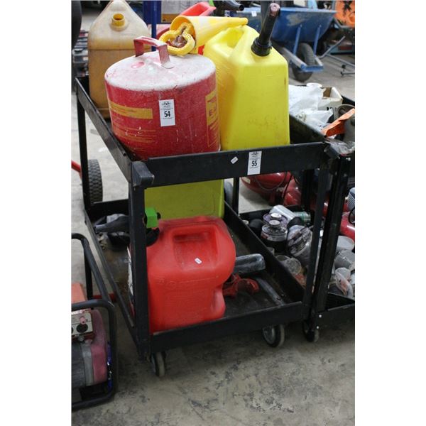 Metal 2 Tier Storage Cart