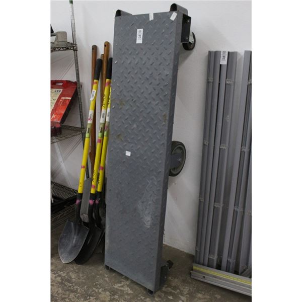 DP Slim  6 Wheel Warehouse Cart - No Handles
