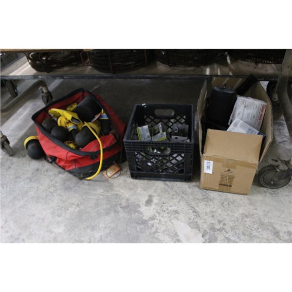 Sink Stoppers, Specialty Plumbing Supplies - 3 Bins