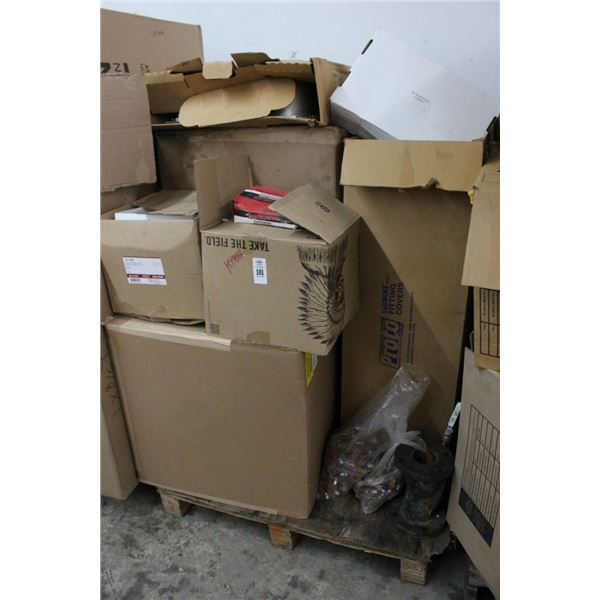 New Sink, Plumbing Fixtures, Debris Screens on Pallet