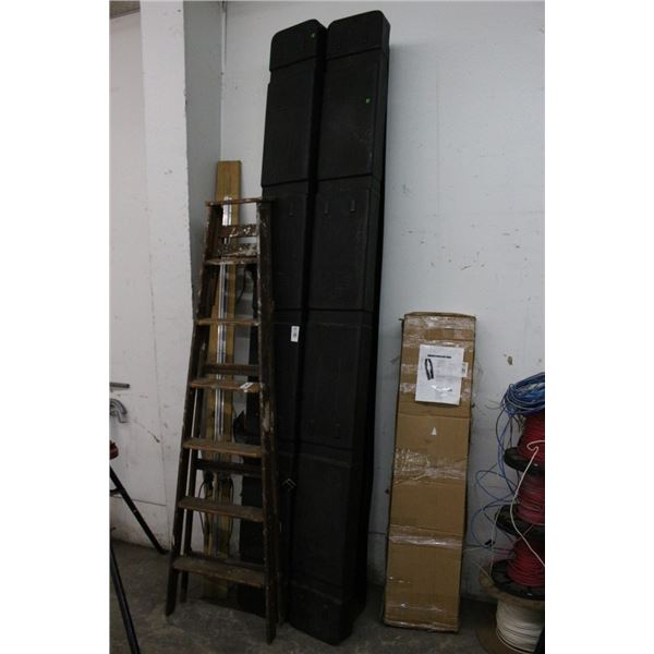 Tansport Cases,  8' Stepladder, Laminate Splitter, Center Frame Rust Repair Kit