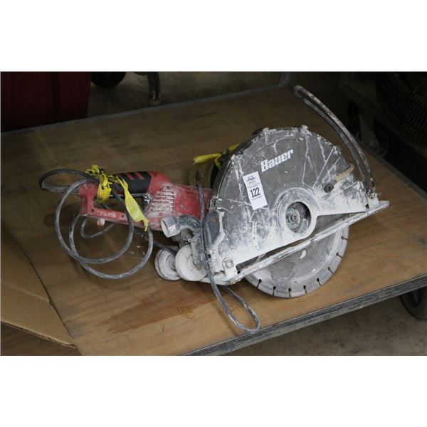 Bauer Electric Concrete Saw