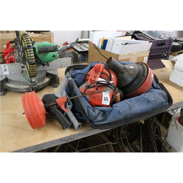 Ridgid Auto Spin, Milwaukee Drain Snake, Manual Sewer Snakes