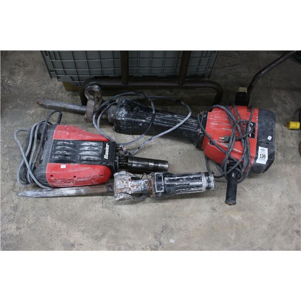 Bauer Electric Jack Hammers -2 - One Needs Repair