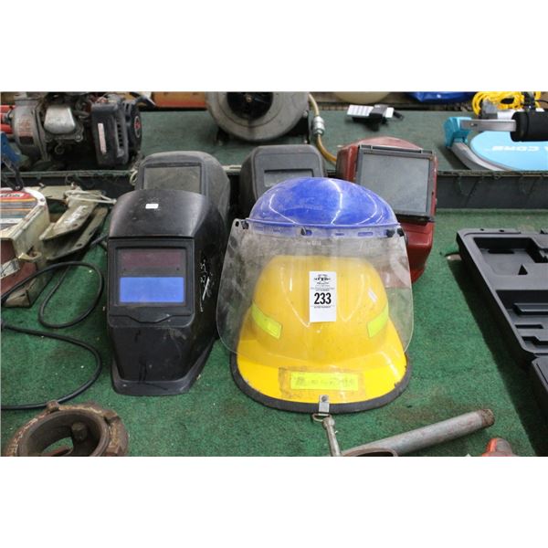 Welding Helmets 4, Hard Hat, Safety Shield