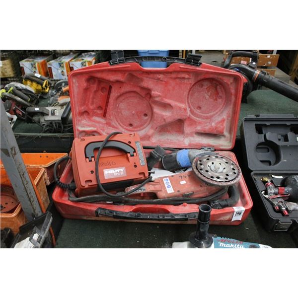 Hilti  DG150  Concrete Angle Grinder w/Hilti  DP20  Converter Conditioner