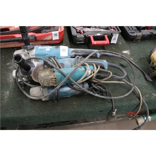 4-Makita Electric Grinder - 4 X $