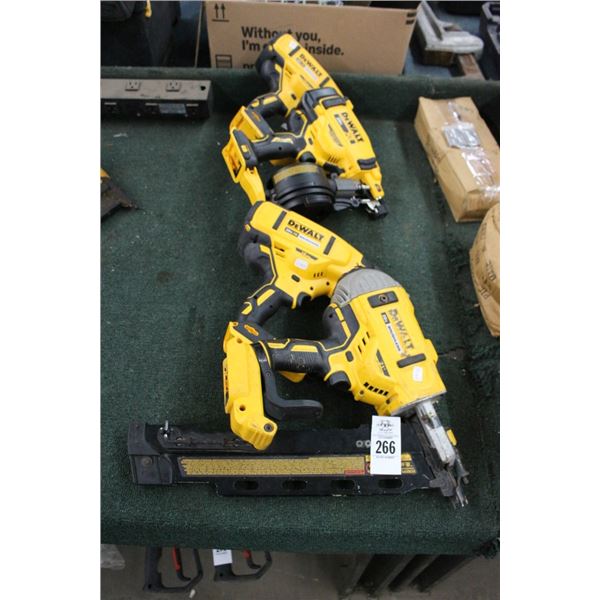4-Dewalt Cordless Brad Nailer - No Battery/Charger - 4 X $